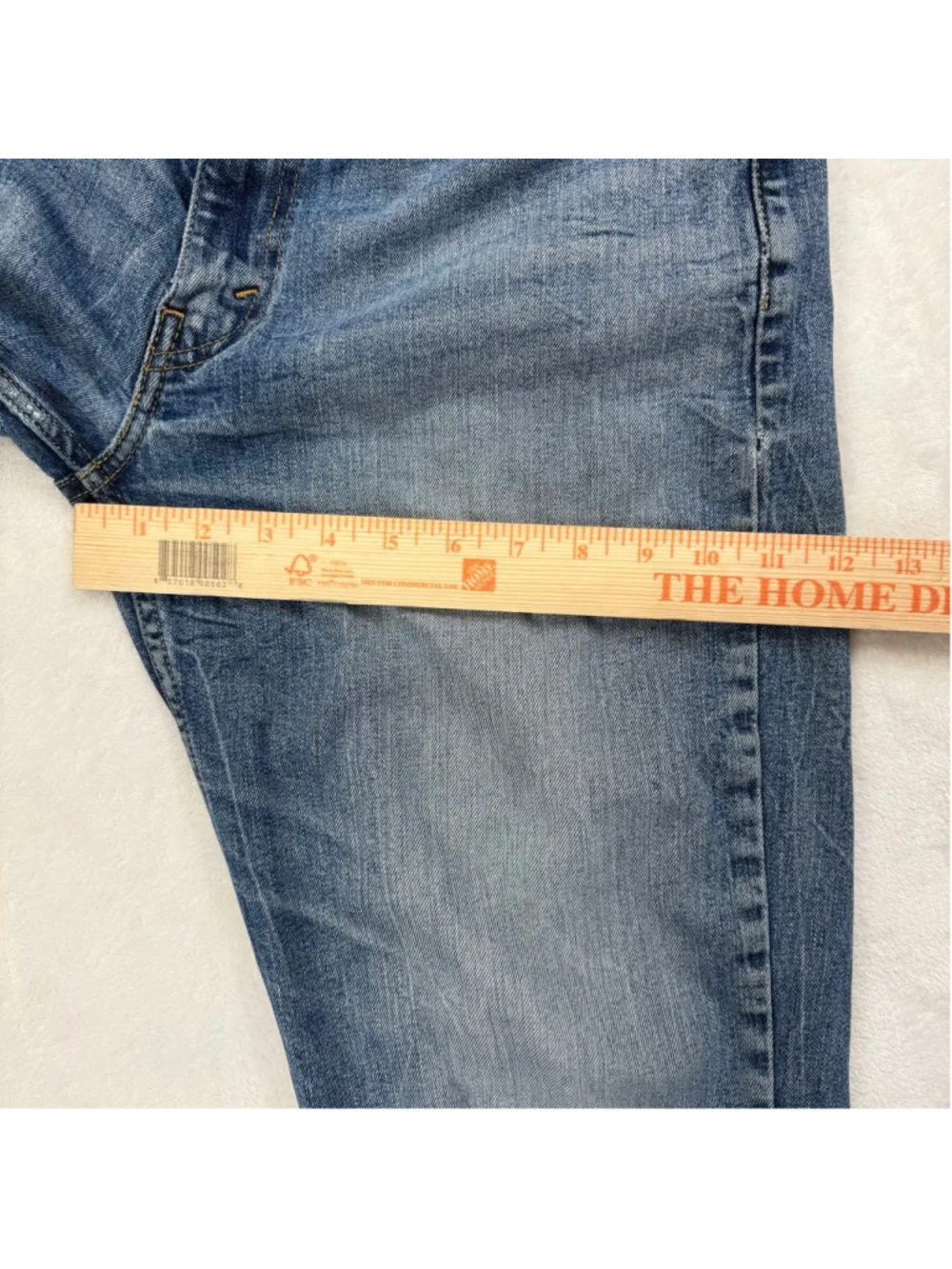 Men's Levi's 514 31x30 Blue Straight Jeans Light Wash
